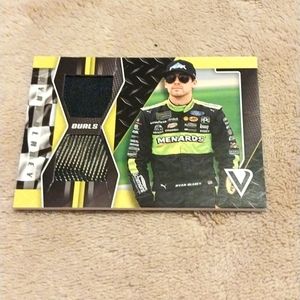 2019 Ryan Blaney Victory Lane Duals Race Used Relics 2023 NASCAR Champion Menard